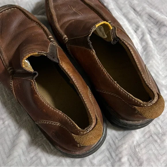 Timberland Smart Comfort Soft Leather Slip Ons 9M Brown - Picture 14 of 16